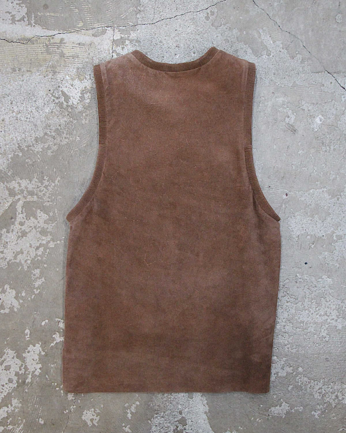 A LEATHER / BASKETBALL TANK