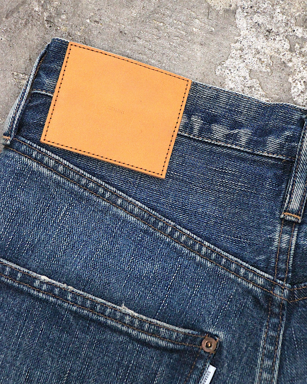SUGARHILL / CRUSHED MODERN DENIM WIDE JEANS