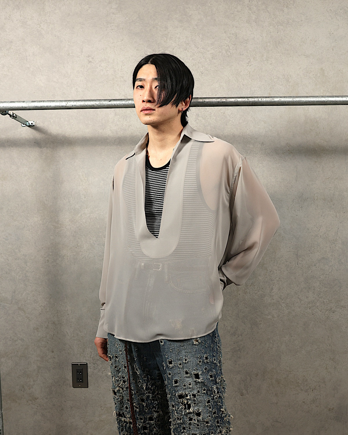 SUGARHILL / SHEER SKIPPER SHIRT