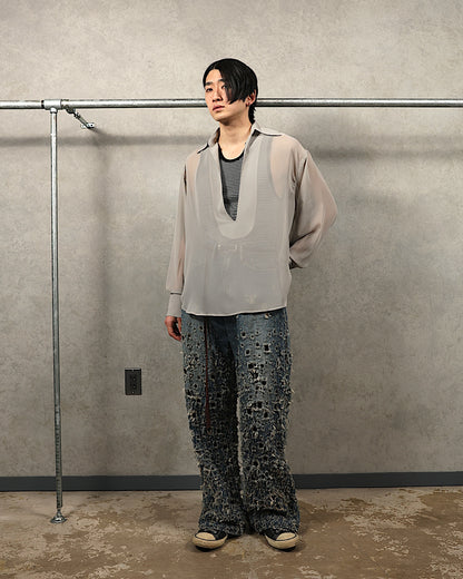 SUGARHILL / SHEER SKIPPER SHIRT