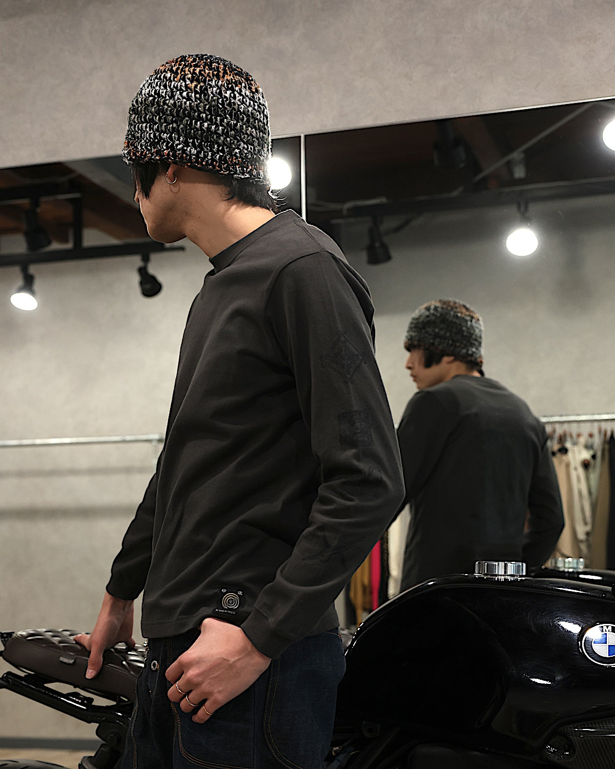 Wave of Sand / CL Print LS Tee