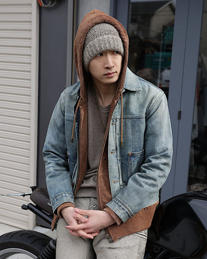 SUGARHILL / DISTRESSED MODERN DENIM JACKET