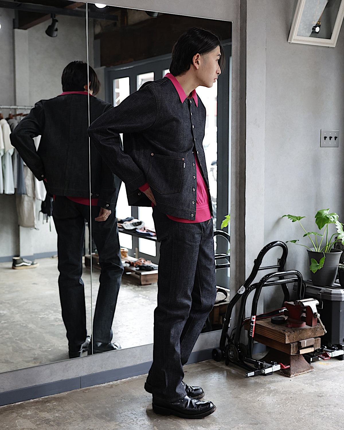 SUGARHILL / BUTTON DENIM JACLET