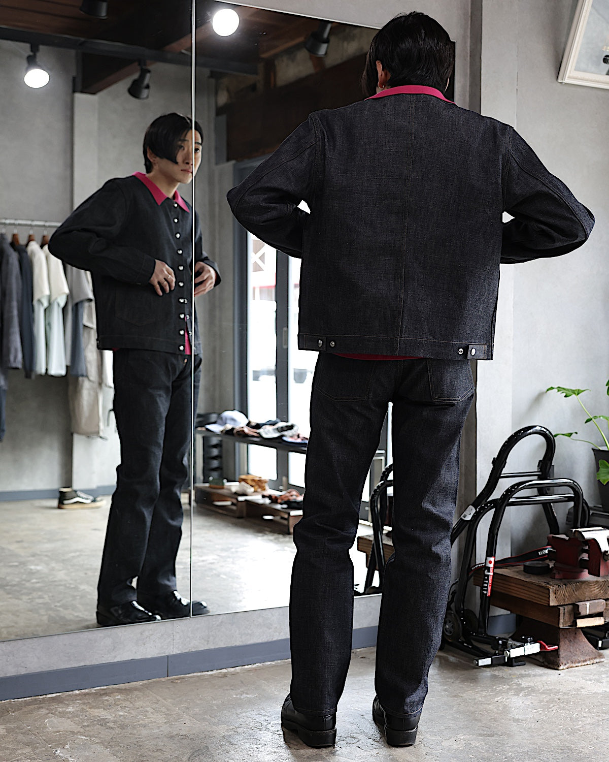 SUGARHILL / BUTTON DENIM JACLET