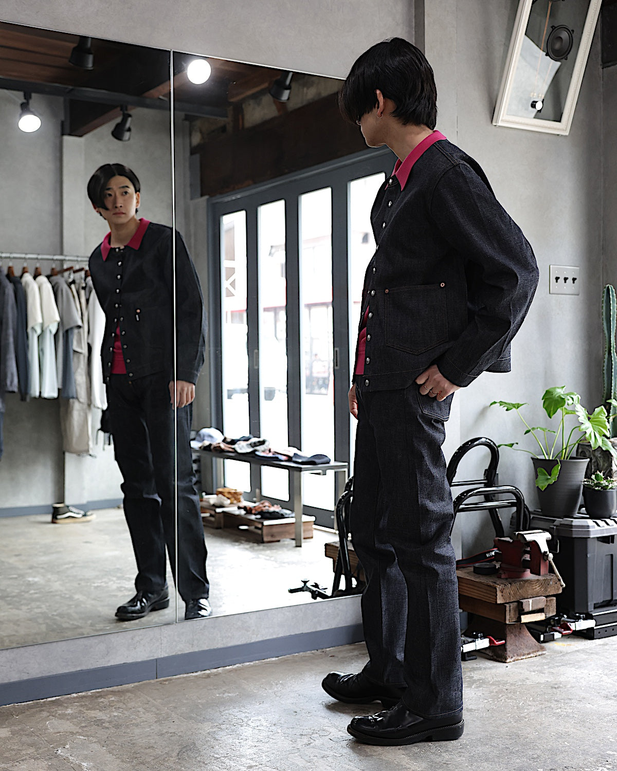 SUGARHILL / BUTTON DENIM JACLET