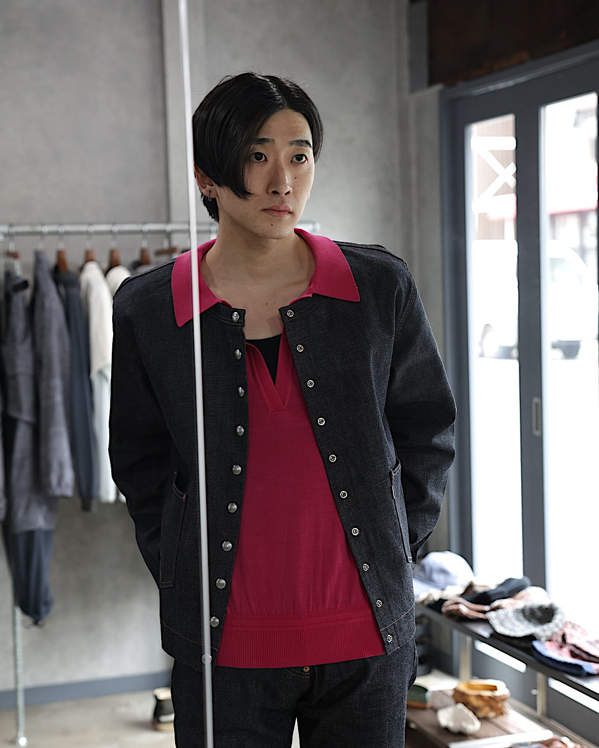 SUGARHILL / BUTTON DENIM JACLET