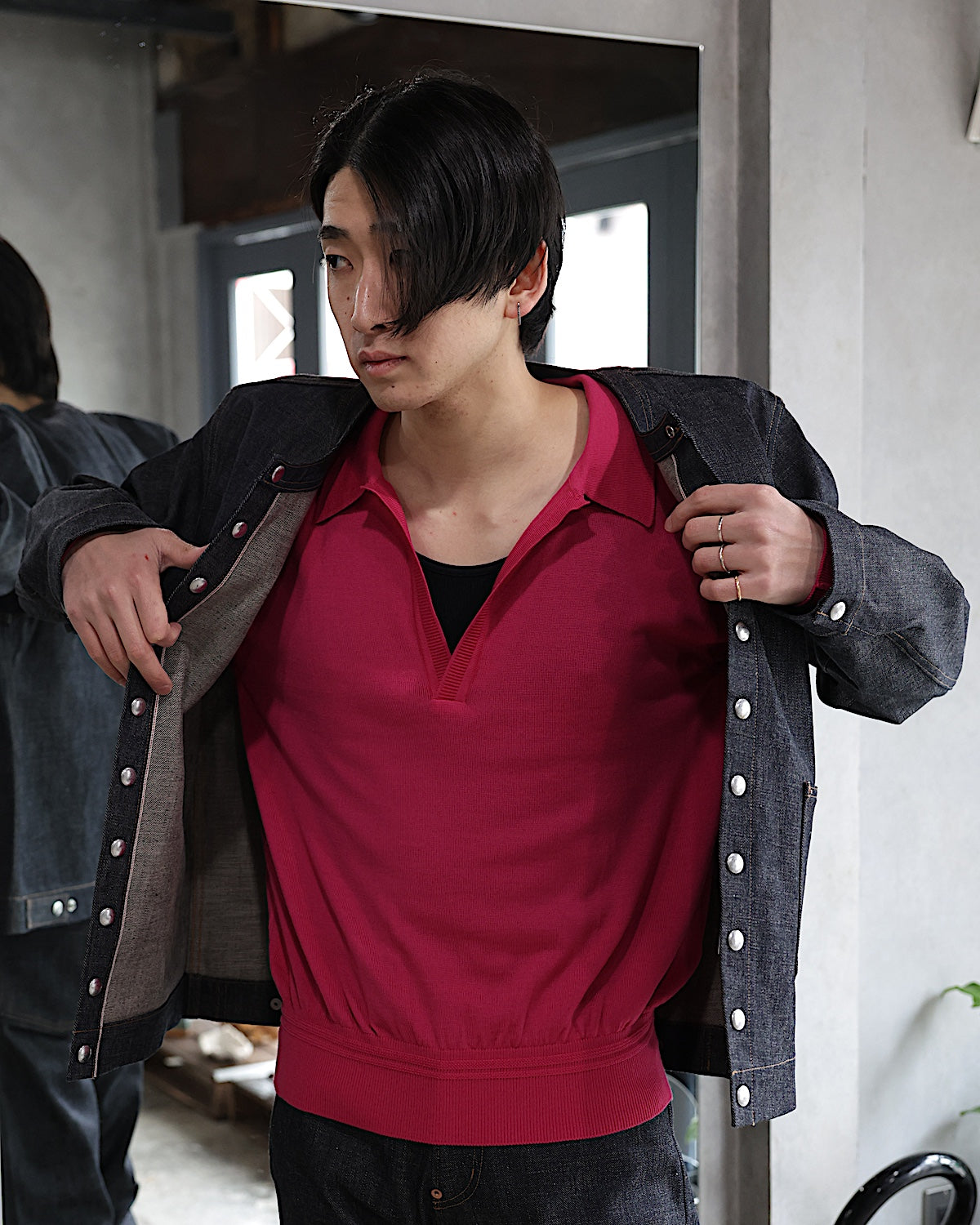 SUGARHILL / BUTTON DENIM JACLET
