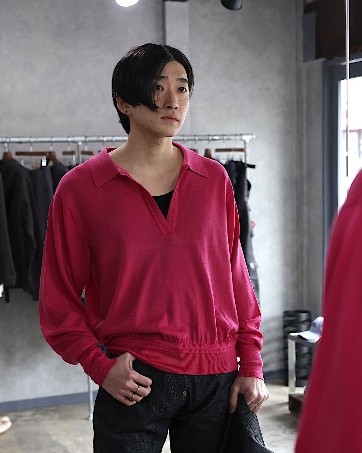 SUGARHILL / WOOL KNIT POLO