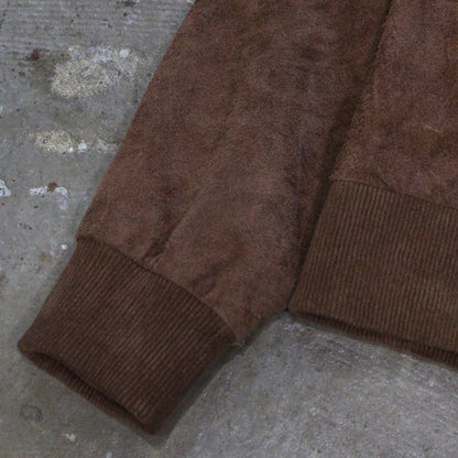 A LEATHER / ZIP HOODY