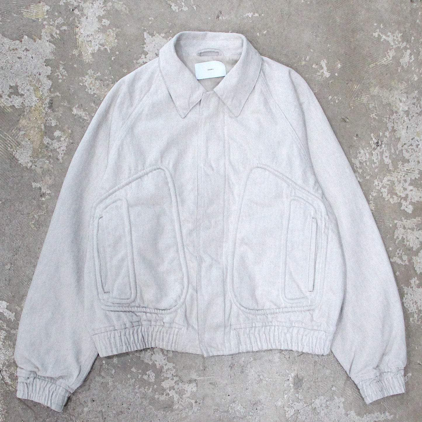 SUGARHILL / PIPING DENIM BOMBER JACKET