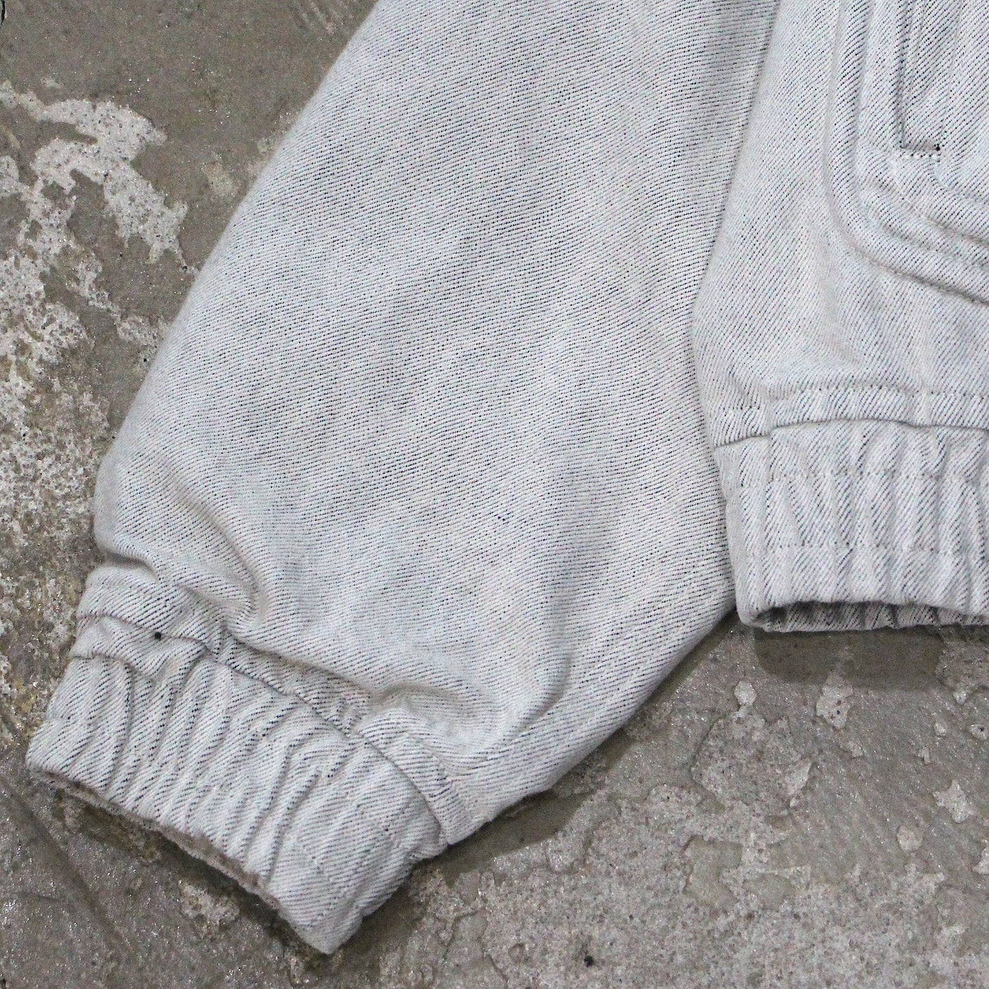 SUGARHILL / PIPING DENIM BOMBER JACKET