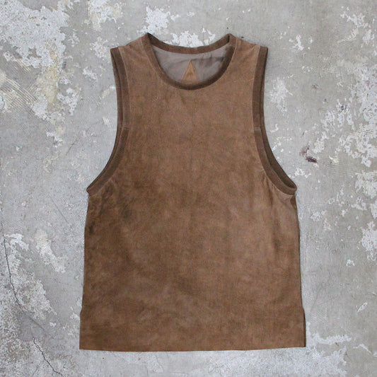 A LEATHER / BASKETBALL TANK