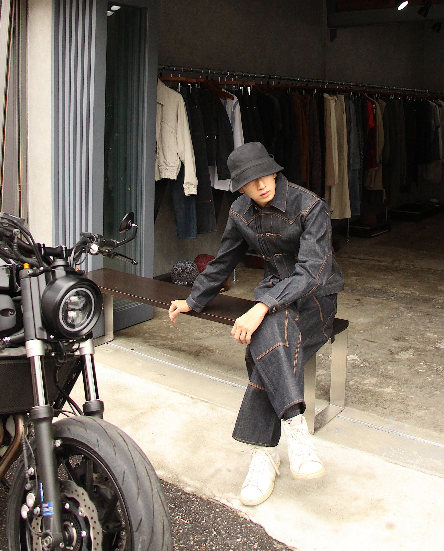 SUGARHILL / CLASSIC DOUBLE KNEE DENIM PANTS