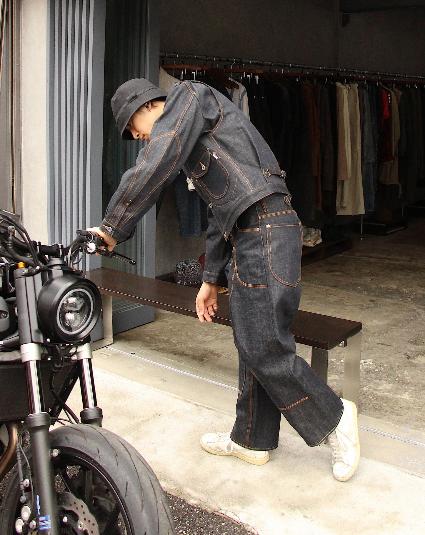 SUGARHILL / CLASSIC DOUBLE KNEE DENIM PANTS