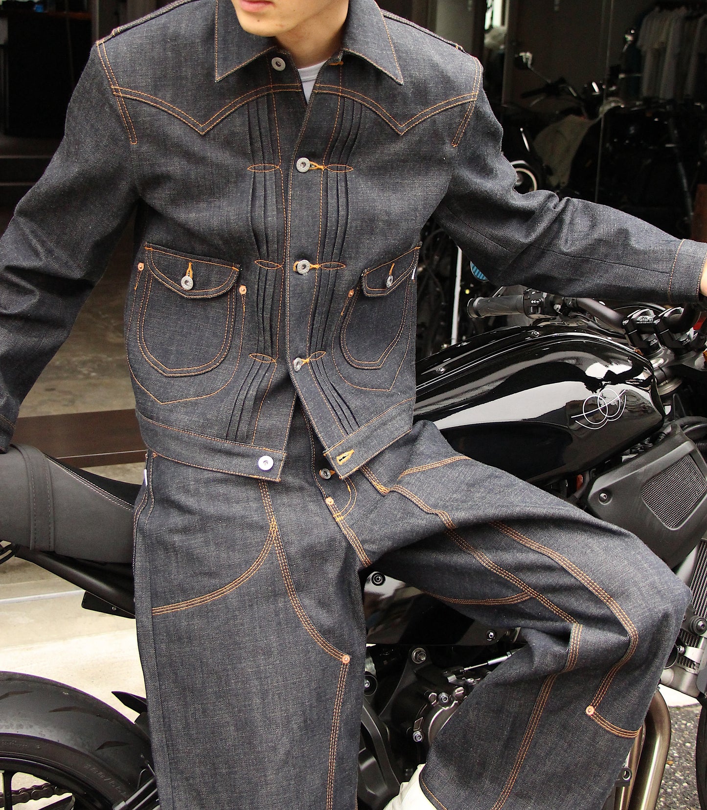 SUGARHILL / CLASSIC DOUBLE KNEE DENIM PANTS