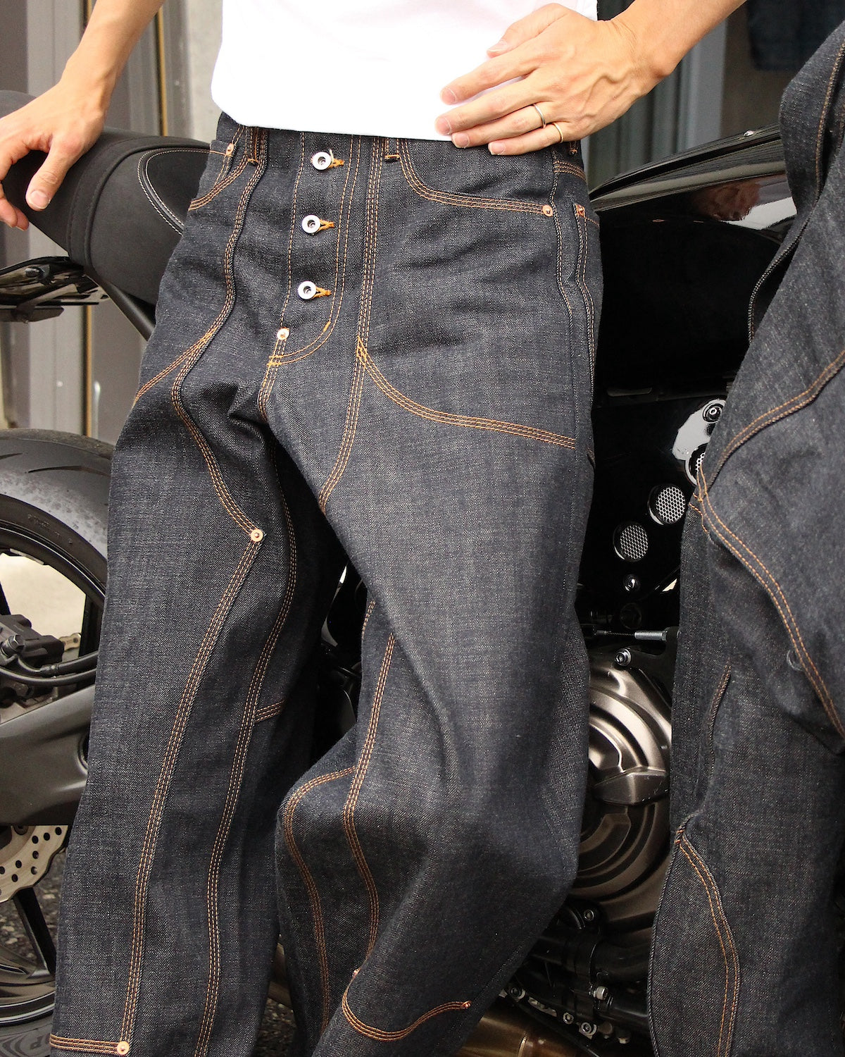 SUGARHILL / CLASSIC DOUBLE KNEE DENIM PANTS