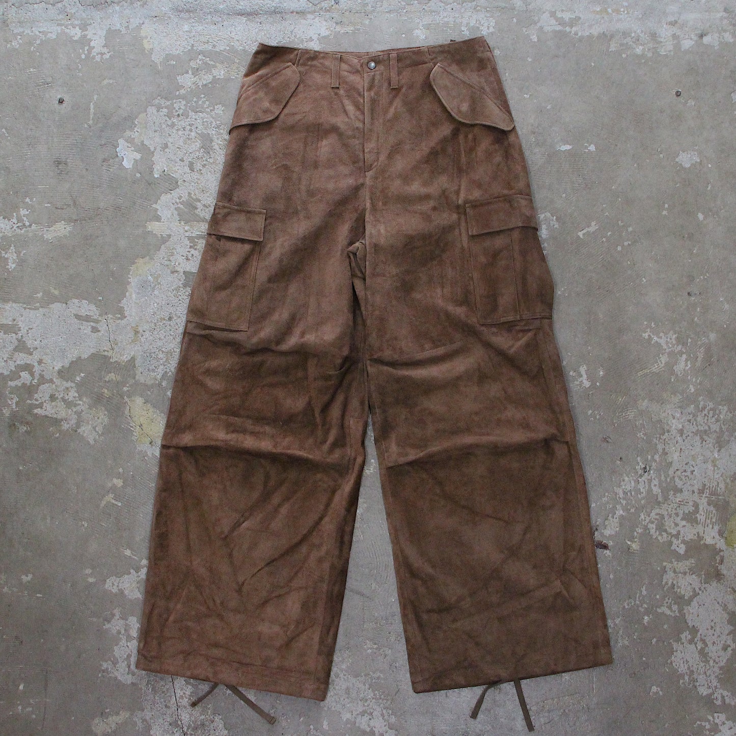 A LEATHER / FIELD TROUSERS