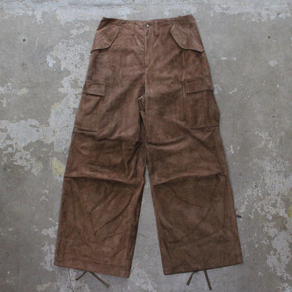 A LEATHER / FIELD TROUSERS