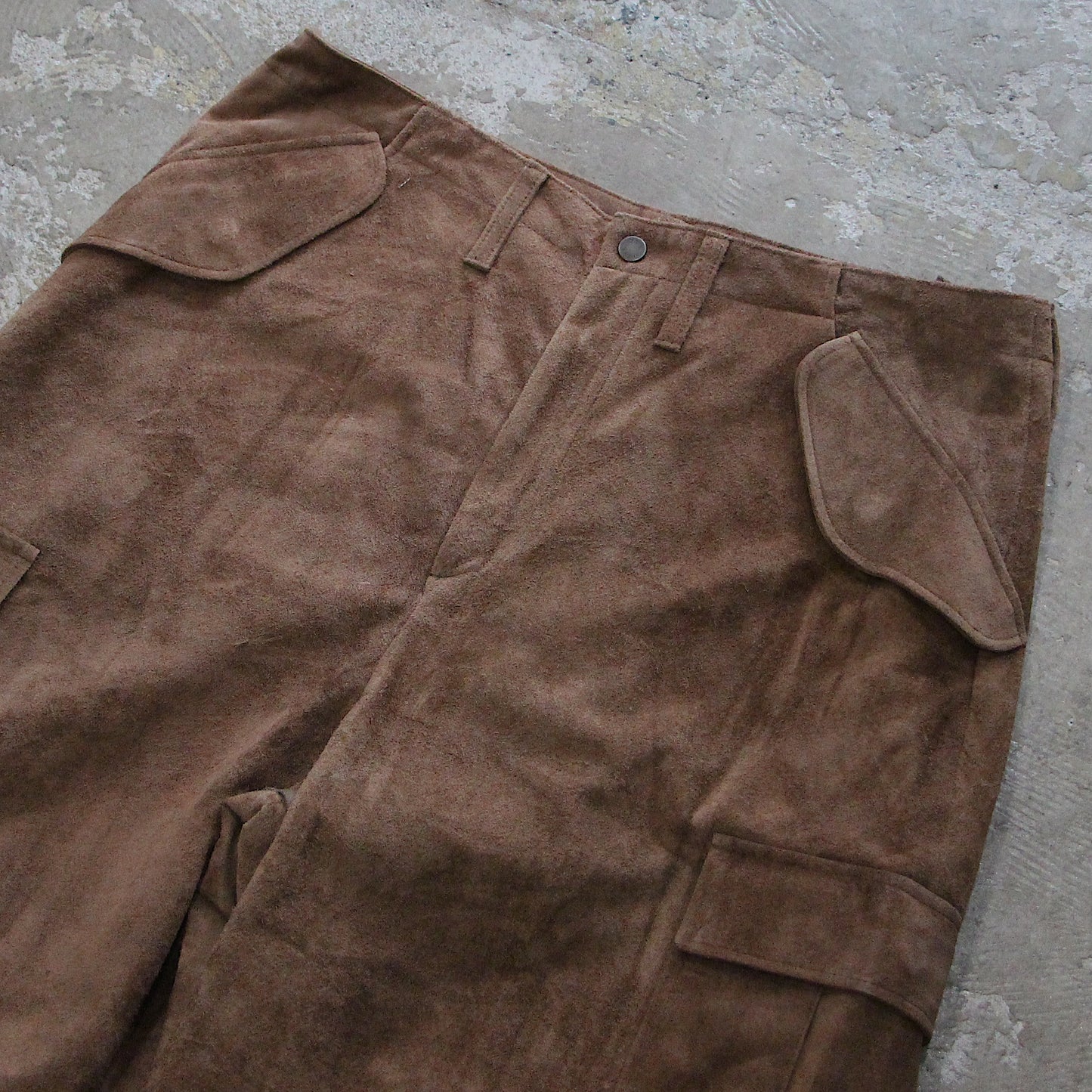 A LEATHER / FIELD TROUSERS