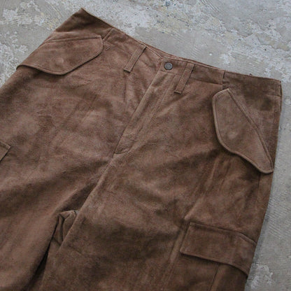 A LEATHER / FIELD TROUSERS