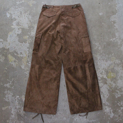 A LEATHER / FIELD TROUSERS