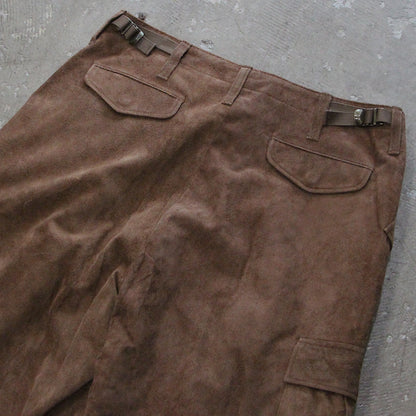 A LEATHER / FIELD TROUSERS