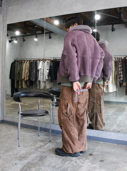 A LEATHER / FIELD TROUSERS