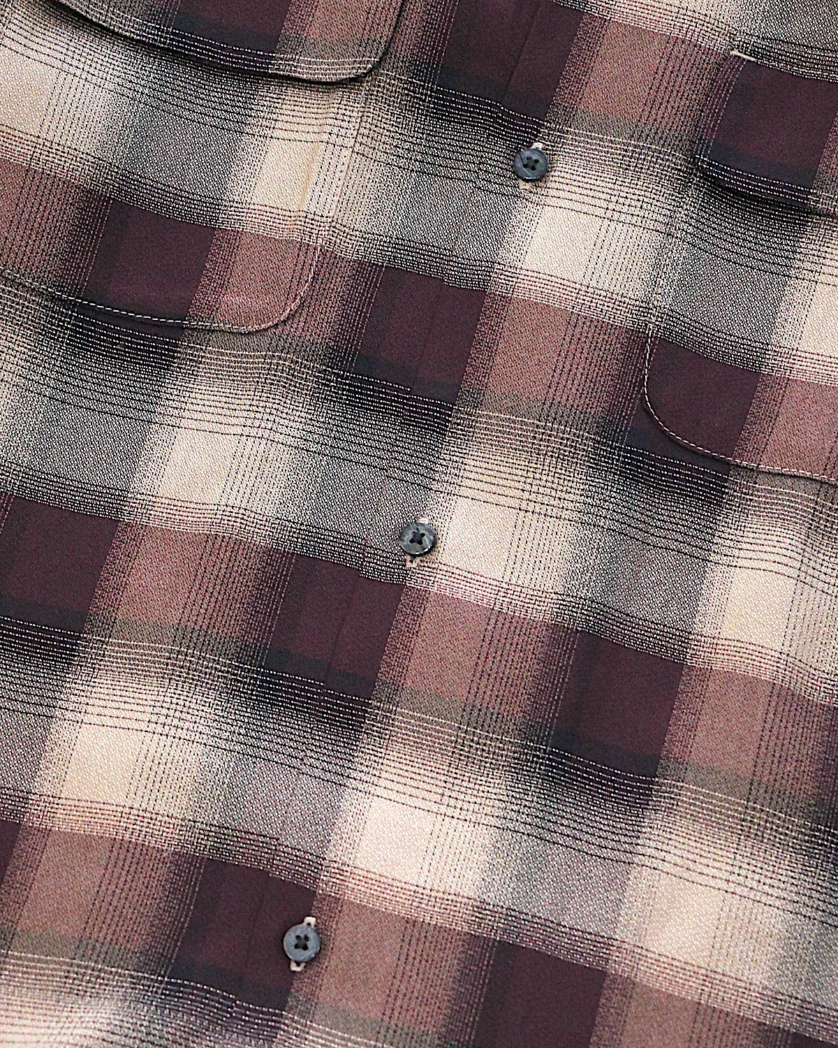 SUGARHILL / PLAID OPEN COLLAR SHIRT