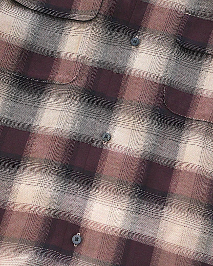 SUGARHILL / PLAID OPEN COLLAR SHIRT