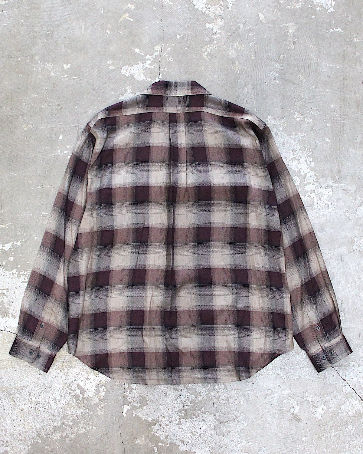 SUGARHILL / PLAID OPEN COLLAR SHIRT