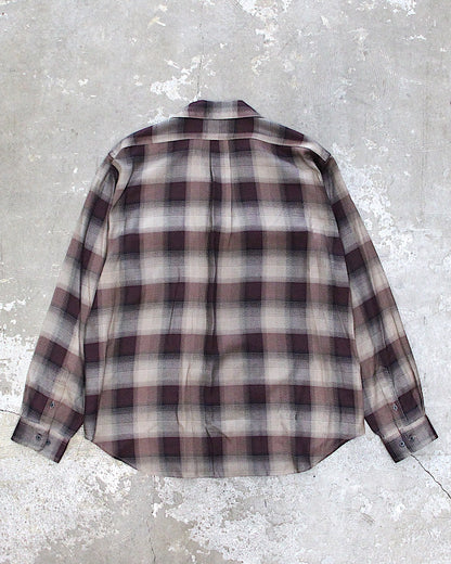 SUGARHILL / PLAID OPEN COLLAR SHIRT