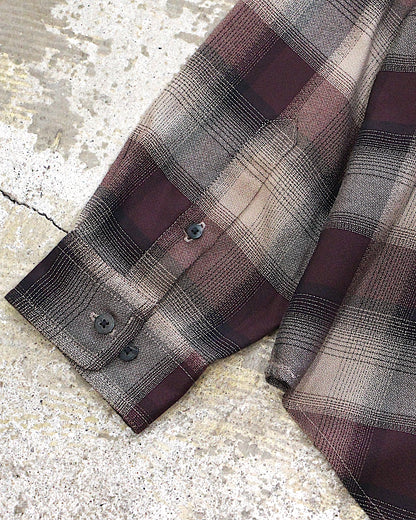 SUGARHILL / PLAID OPEN COLLAR SHIRT