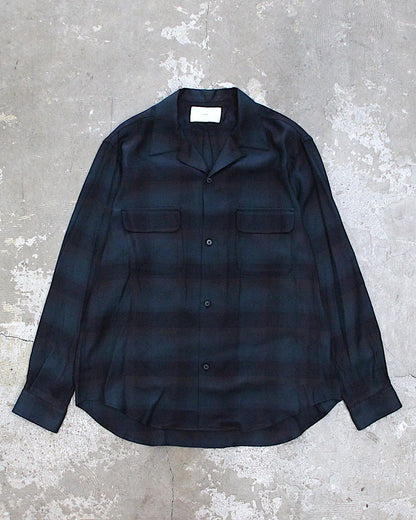 SUGARHILL / PLAID OPEN COLLAR SHIRT