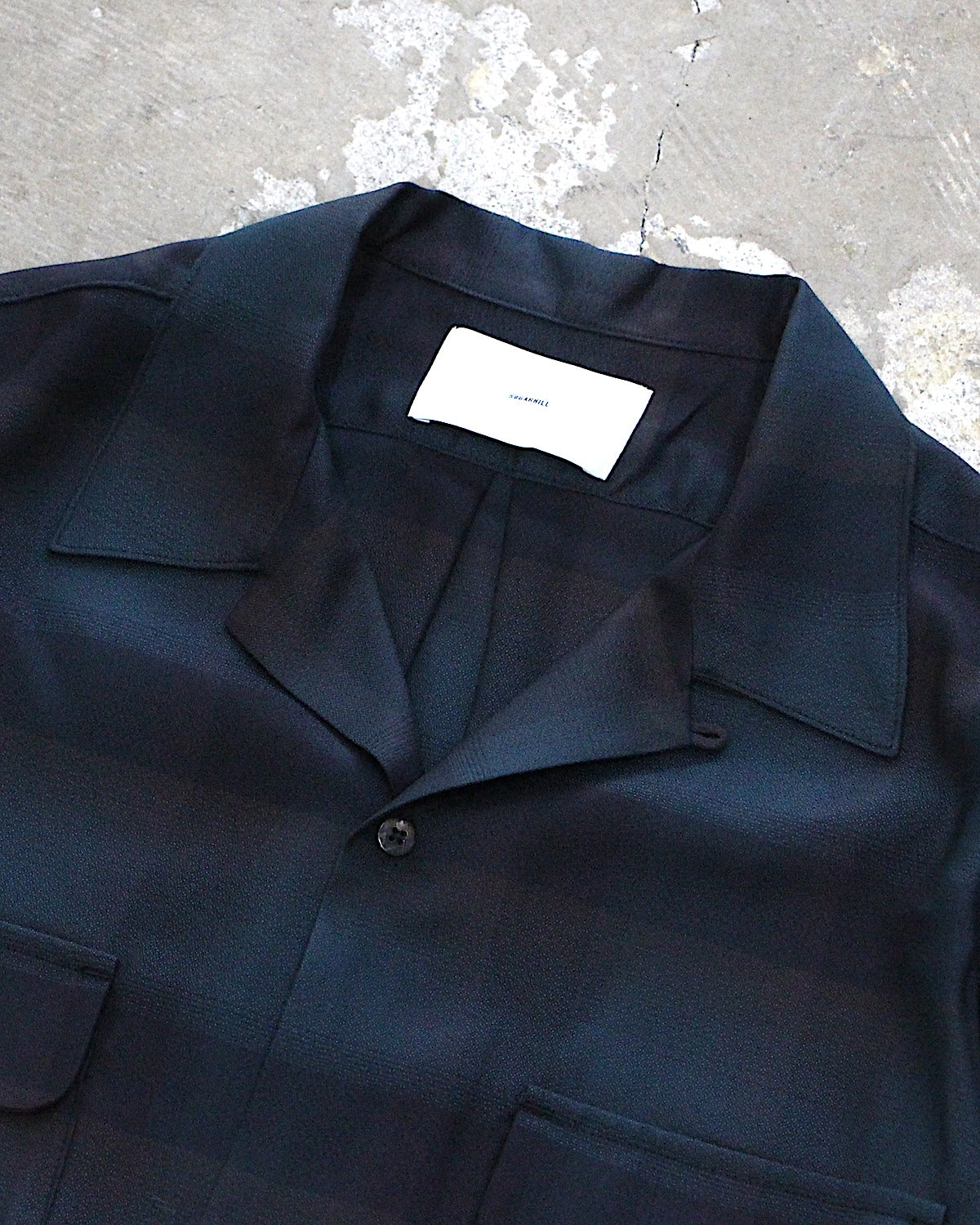 SUGARHILL / PLAID OPEN COLLAR SHIRT