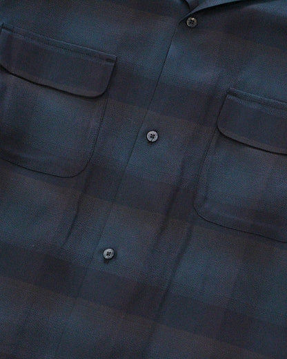 SUGARHILL / PLAID OPEN COLLAR SHIRT