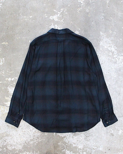 SUGARHILL / PLAID OPEN COLLAR SHIRT