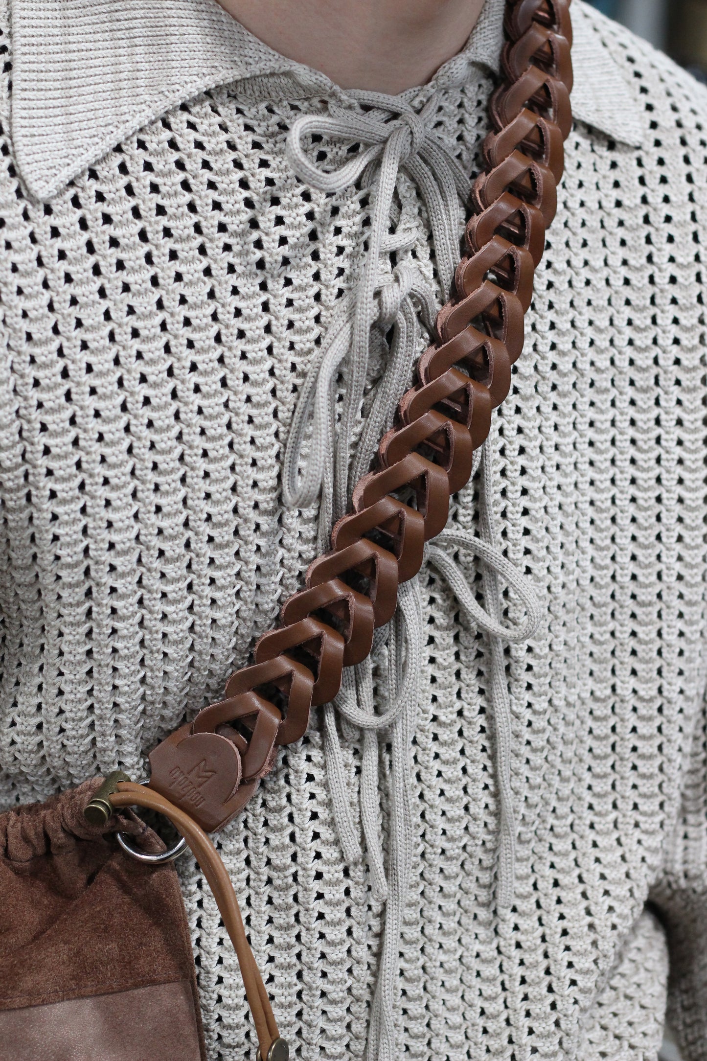 A LEATHER × NOZOKU / Exclusive Short Loop "st△△△ck"