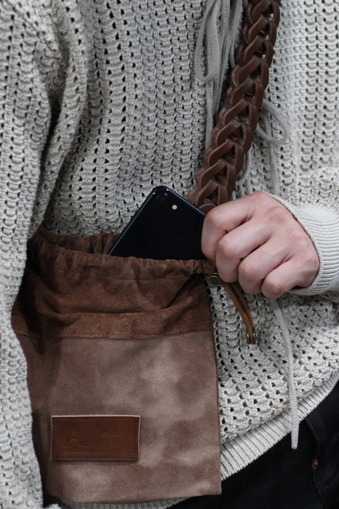 A LEATHER × NOZOKU / Exclusive Short Loop "st△△△ck"