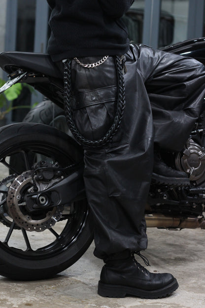 A LEATHER × NOZOKU / Exclusive Short Loop "st△△△ck"