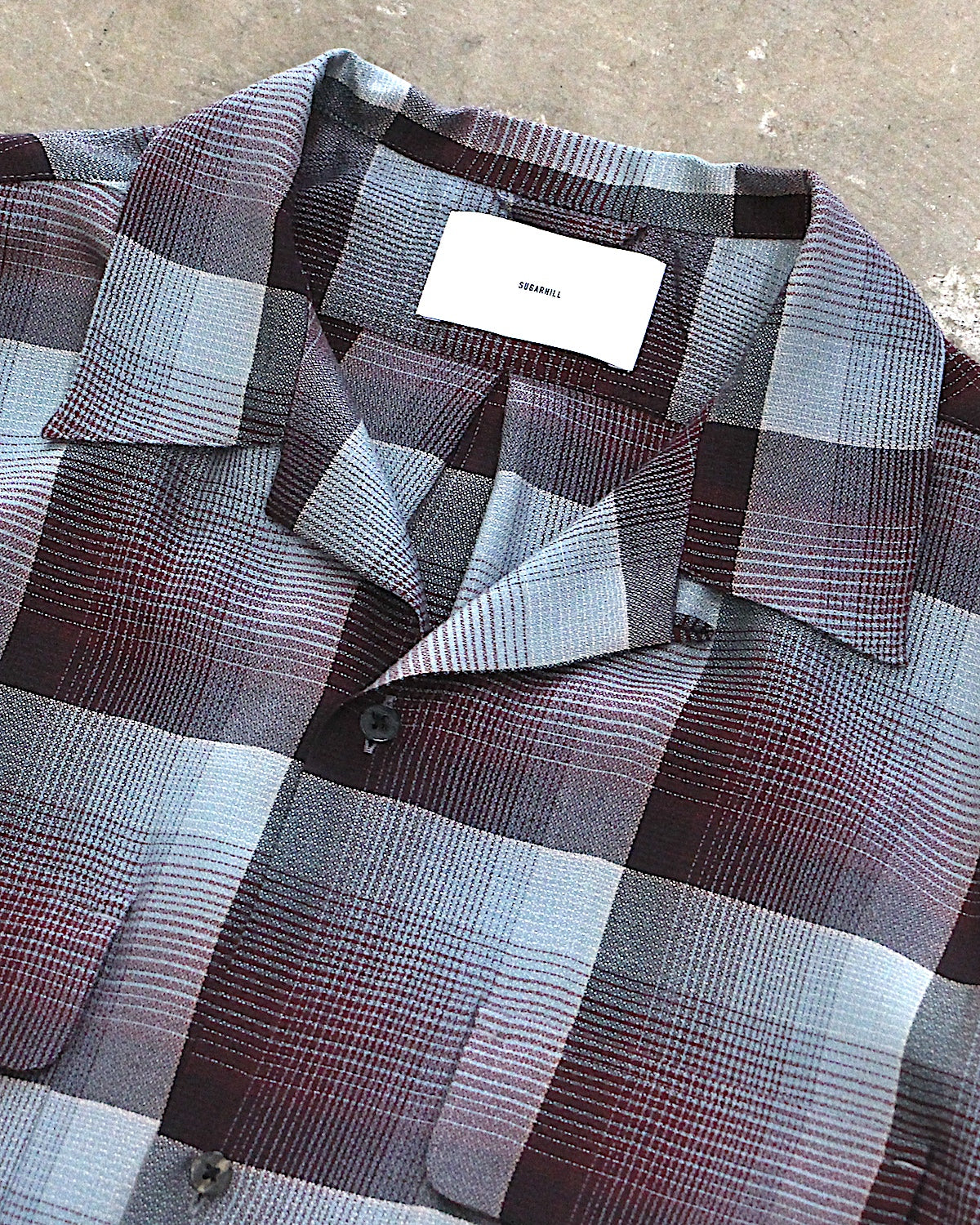 SUGARHILL / OMBRE OPEN COLLAR SHIRT