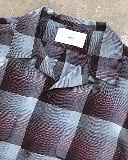 SUGARHILL / OMBRE OPEN COLLAR SHIRT