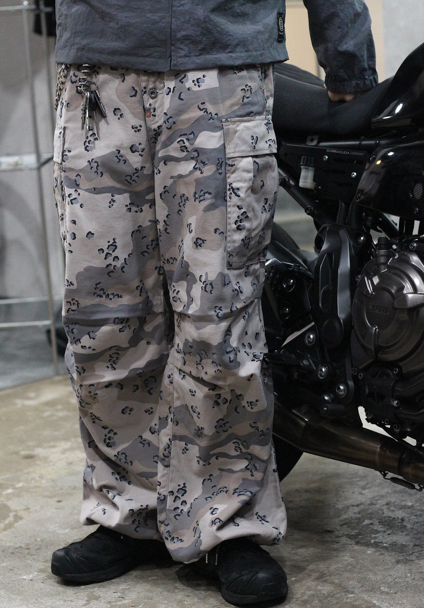 SUGARHILL / CHOCOCHIP CAMO CARGO PANTS