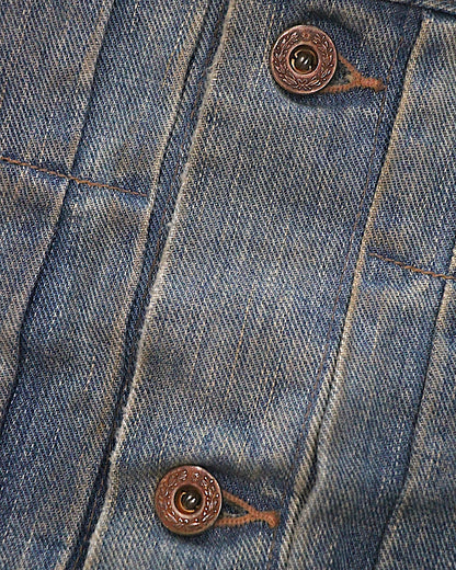 SUGARHILL / DISTRESSED MODERN DENIM JACKET