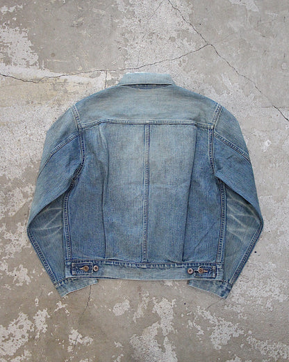SUGARHILL / DISTRESSED MODERN DENIM JACKET