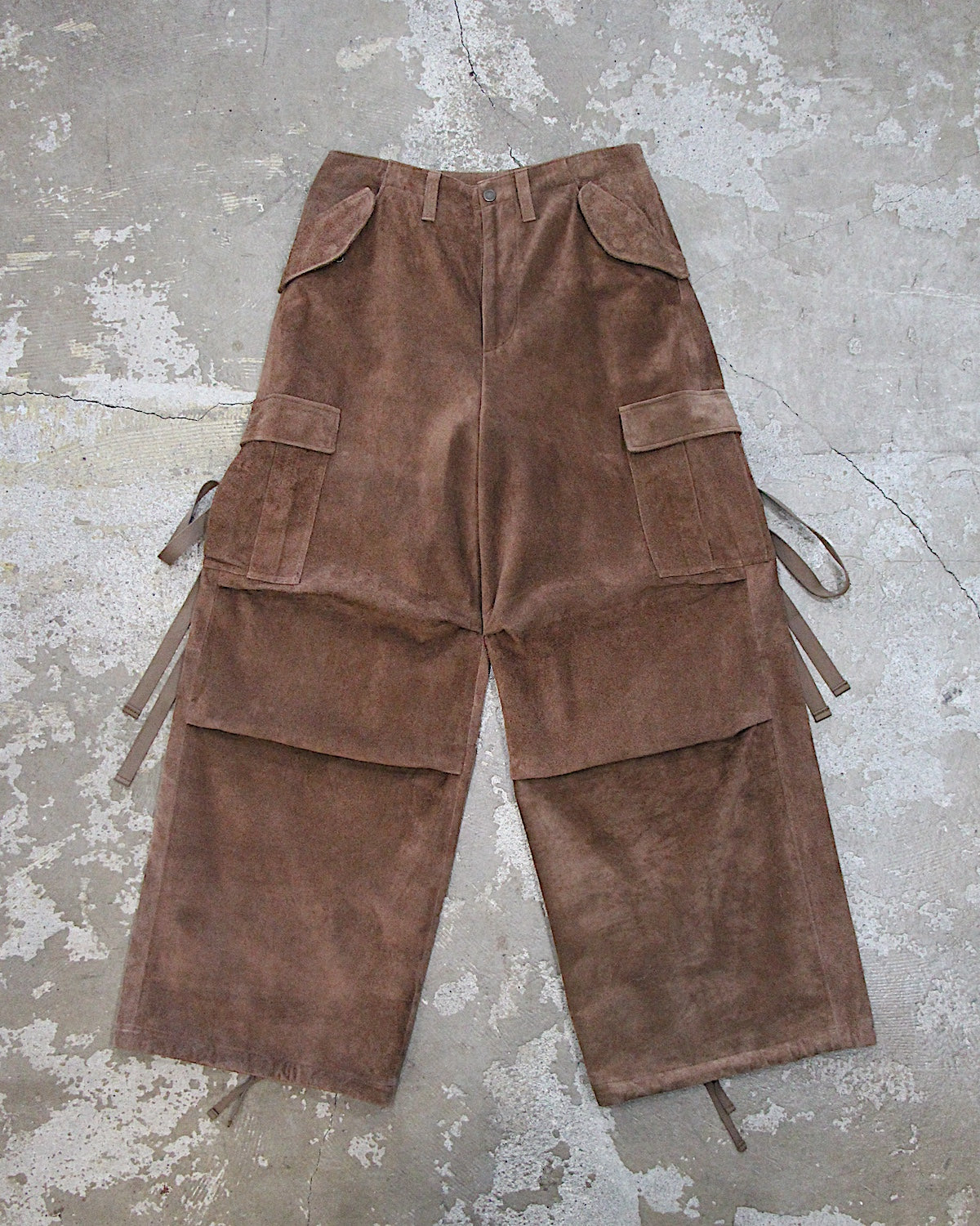 A LEATHER / FIELD TROUSERS