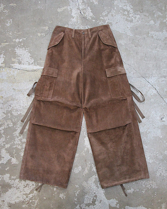 A LEATHER / FIELD TROUSERS