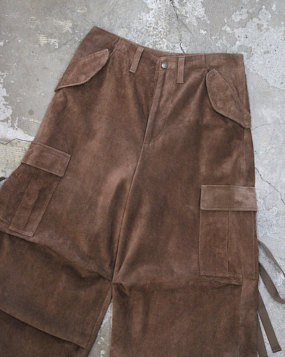 A LEATHER / FIELD TROUSERS