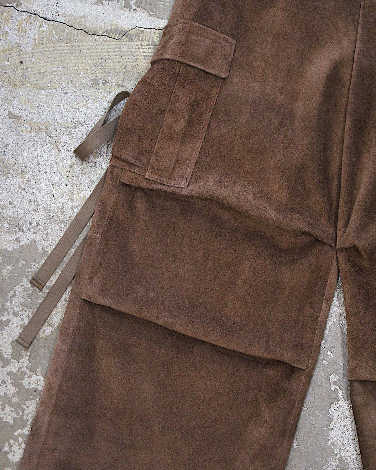 A LEATHER / FIELD TROUSERS