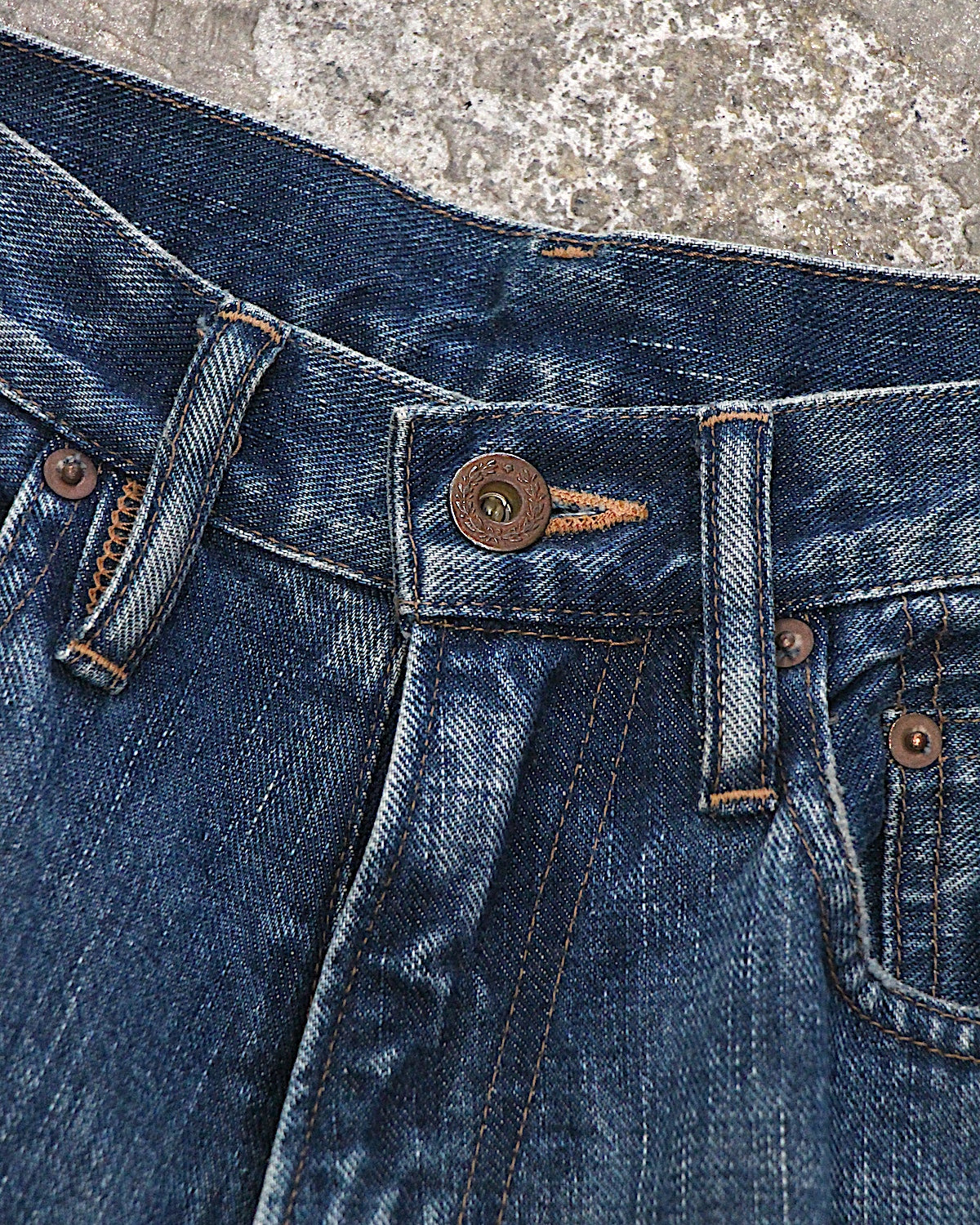 SUGARHILL / CRUSHED MODERN DENIM WIDE JEANS