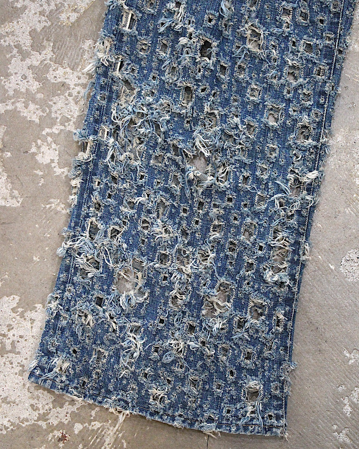 SUGARHILL / CRUSHED MODERN DENIM WIDE JEANS